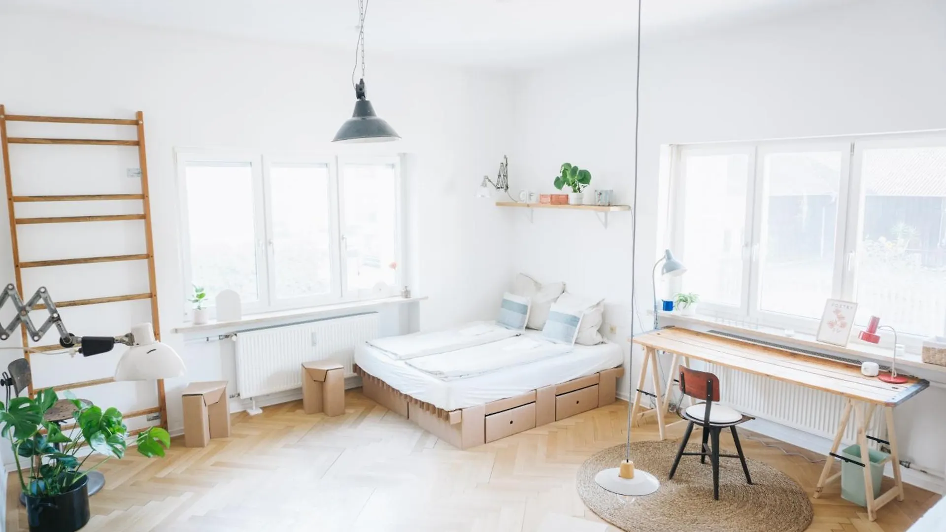 Apartmán Raum Life - Vintage Loft - Heimkino Netflix - 2X Privat Parkplaetze Straubing Německo